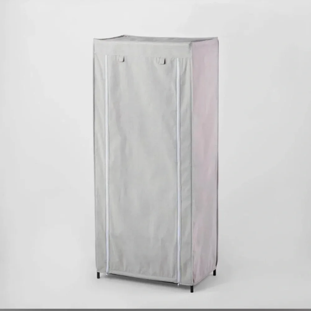 NIB Brightroom Gray Fabric Wardrobe Storage Organizer